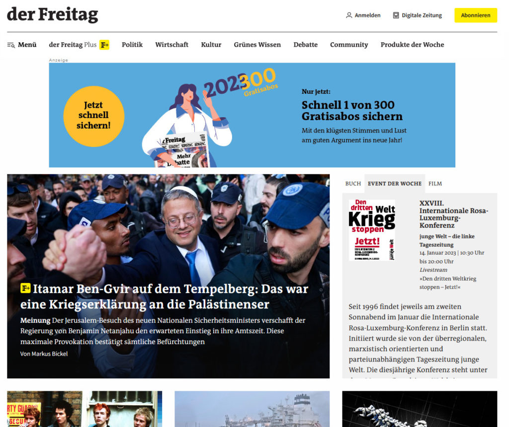Freitag.de » Urban Media